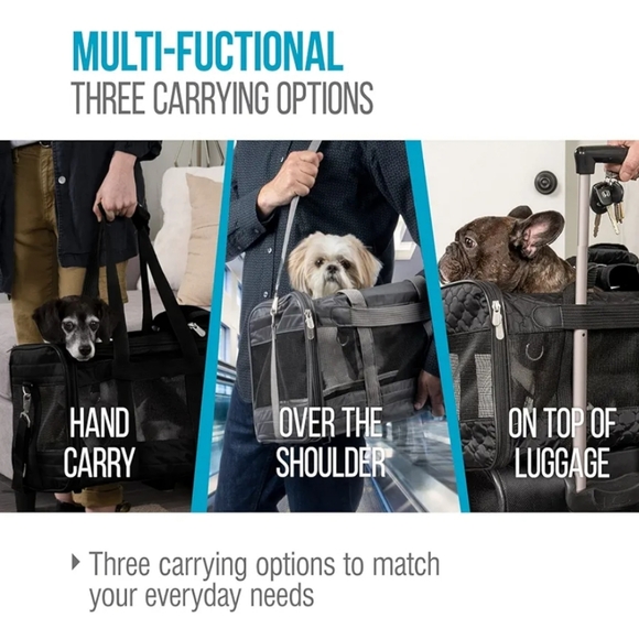 Sherpa Original Deluxe Travel Bag Pet Carrier- Medium - Picture 11 of 13